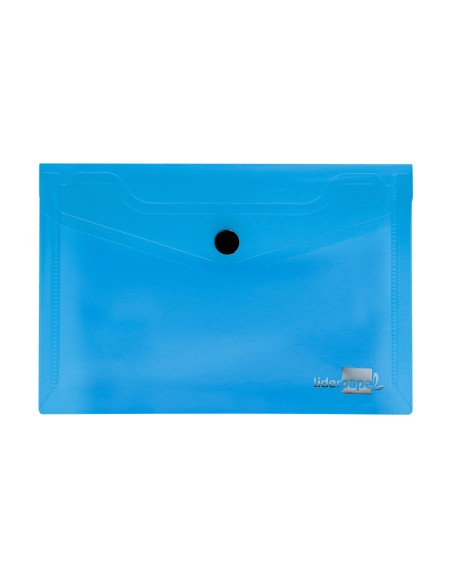 Carpeta liderpapel dossier broche 44232 polipropileno din a6 azul translucido