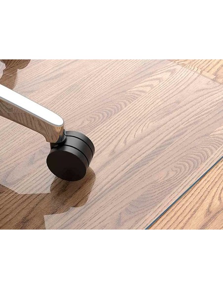 Alfombrilla para suelo q-connect pvc protectora de suelos 1150x1340 mm grosor 2 mm
