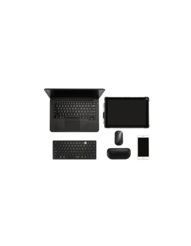Teclado kensington compact inalambrico dual usb...