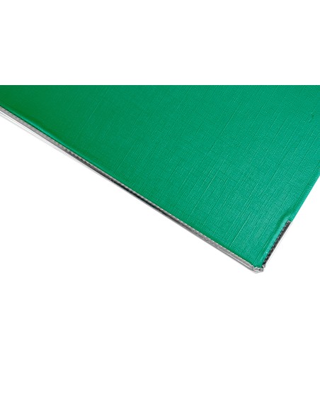 Archivador de palanca liderpapel a4 documenta forrado pvc con rado lomo 75mm verde compresor metalico