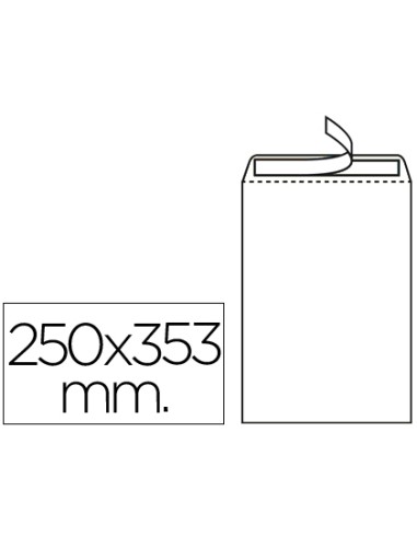 Sobre liderpapel bolsa n.10 blanco folio...