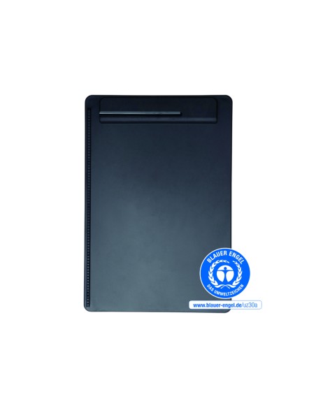 Portanotas maul go din a4 plastico reciclado con pinza color negro