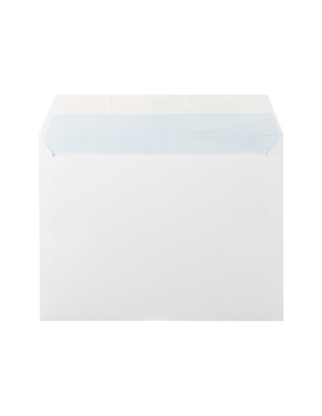 Sobre liderpapel n.16 blanco folio especial 260x360mm silicona caja de 250 unidades solapa recta