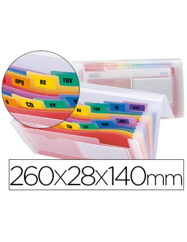 Carpeta liderpapel clasificador fuelle 43804...