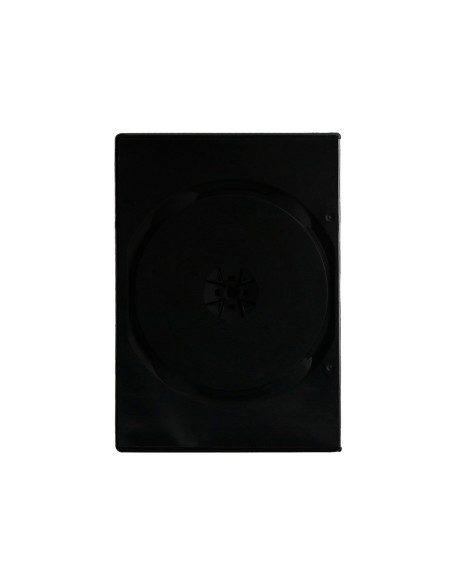 Caja dvd q-connect -con interior negro -pack de 5 unidades