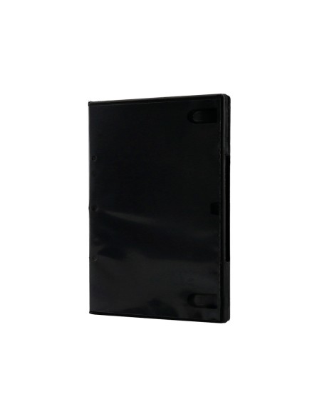 Caja dvd q-connect -con interior negro -pack de 5 unidades