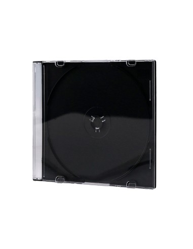 Caja de cd q-connect slim -con interior negro...