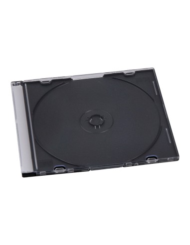 Caja de cd q-connect slim -con interior negro...