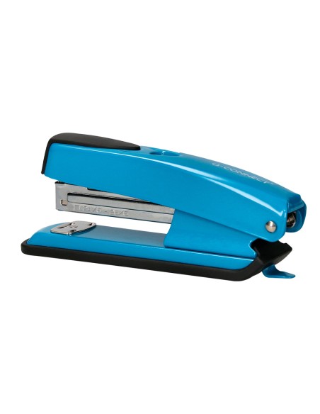 Grapadora q-connect kf02149 metalica azul capacidad 20 hojas