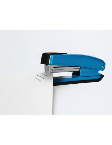 Grapadora q-connect kf02149 metalica azul...