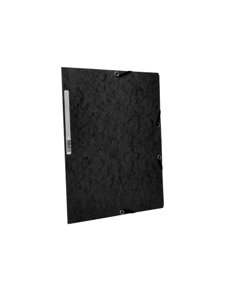 Carpeta q-connect gomas kf02169 carton simil-prespan solapas 320x243 mm negra