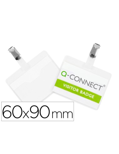 Identificador con pinza q-connect kf01560 60x90...