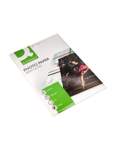 Papel q-connect foto glossy kf02163 din a4 alta...