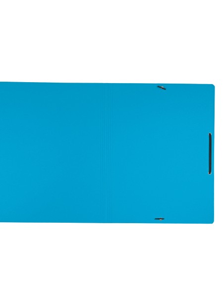Carpeta leitz recycle gomas din a4 carton reciclable 100% azul