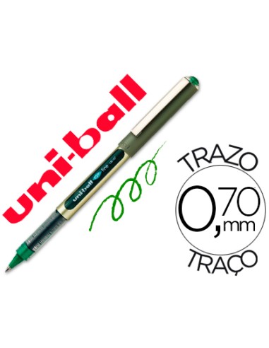 Rotulador uni-ball roller ub-157e verde 0,7 mm...