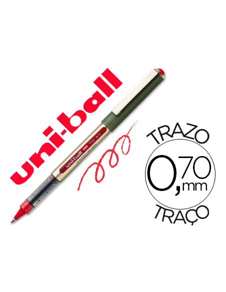Rotulador uni-ball roller ub-157e rojo 0,7 mm unidad