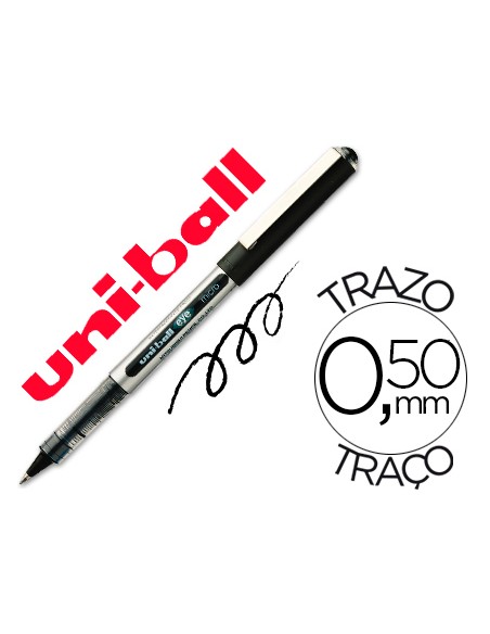 Rotulador uni-ball roller ub-150e micro eye negro 0,5 mmunidad
