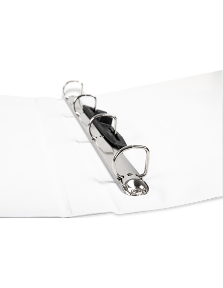 Carpeta canguro 4 anillas mixtas 16mm liderpapel a4 plastico color blanco