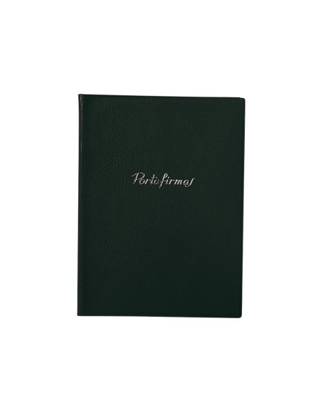 Portafirmas saro 320 pvc gofrado 20 departamentos color negro