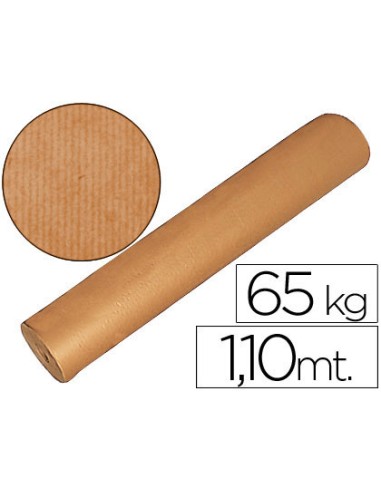 Papel kraft marron bobina 1 m de altura 60/65...
