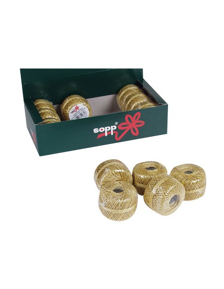 Cordoncillo oro ovillo de 20 m