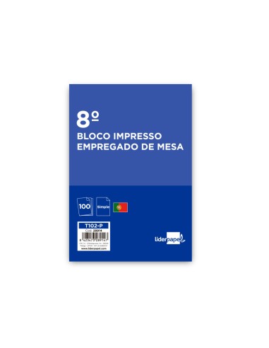 Talonario liderpapel camarero octavo sin iva...