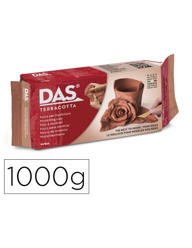Pasta das terracota para modelar seca sin...