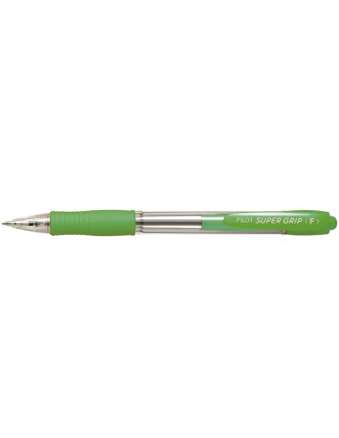 Boligrafo pilot super grip verde claro...