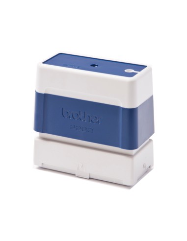 Sello automatico brother 22 mm x 60 mm azul