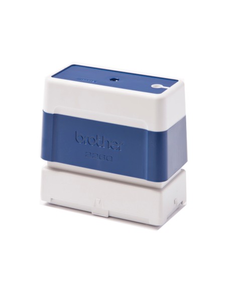 Sello automatico brother 22 mm x 60 mm azul