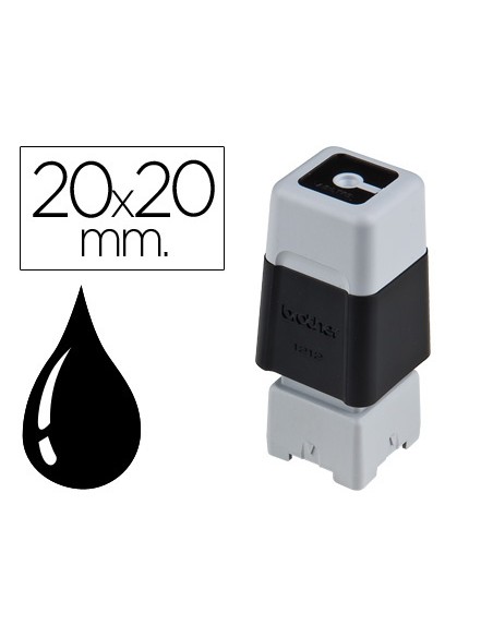 Sello automatico brother 20 mm x 20 mm negro