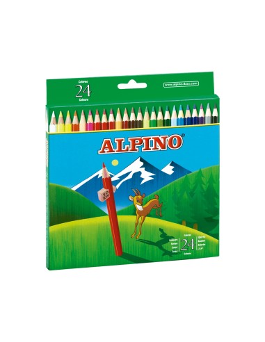 Lapices de colores alpino 658 caja de 24...