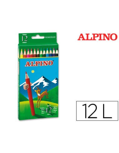 Lapices de colores alpino 654 caja de 12...