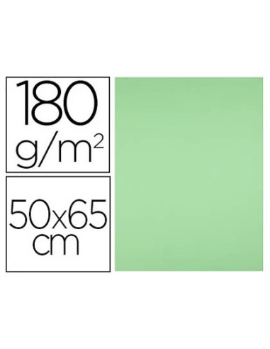 Cartulina liderpapel 50x65 cm verde pistacho...