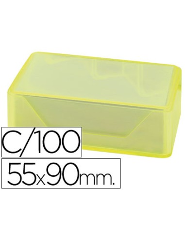 Tarjeta de visita liderpapel blanca 90x55mm...