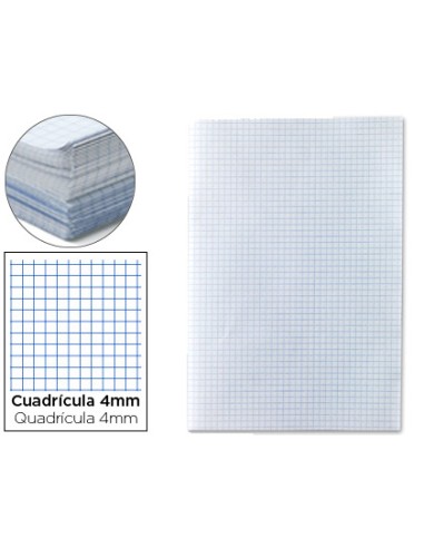 Papel florete liderpapel cuadro 4mm 60gr...