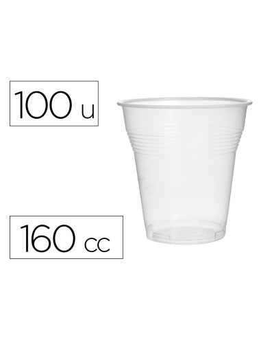 Vaso de plastico transparente 160 cc paquete de...
