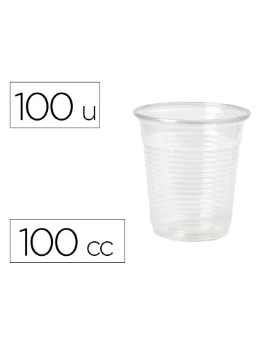 Vaso de plastico transparente 100 cc paquete de...