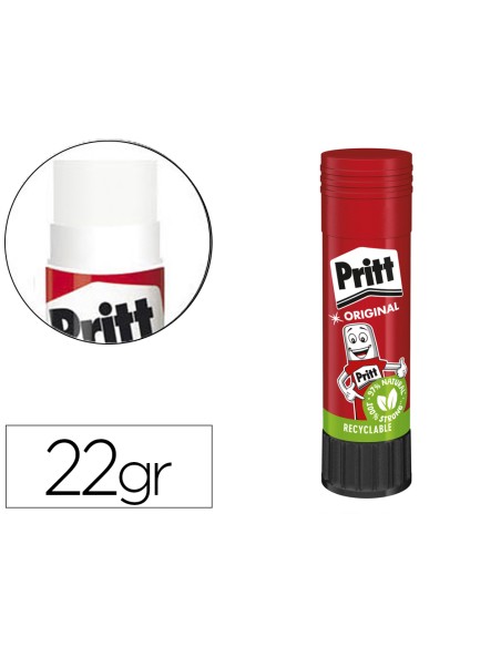 Pegamento pritt en barra 22 g unidad