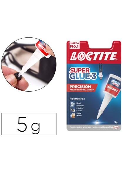 Pegamento loctite 5 g adhesivo instantaneo precision unidad