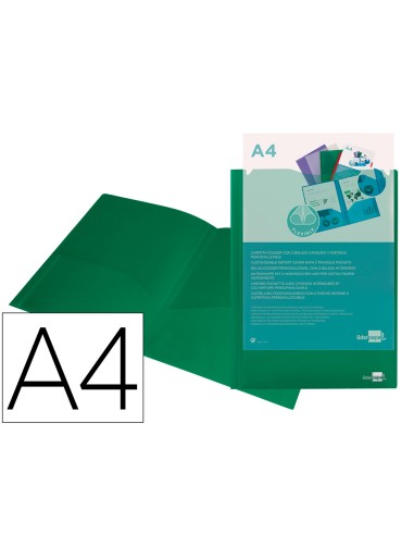 Carpeta liderpapel dossier dos bolsas canguro...