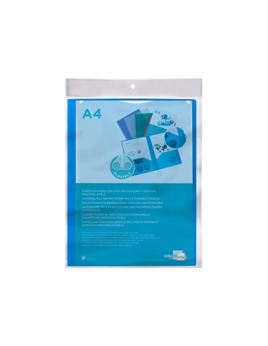 Carpeta liderpapel dossier dos bolsas canguro...