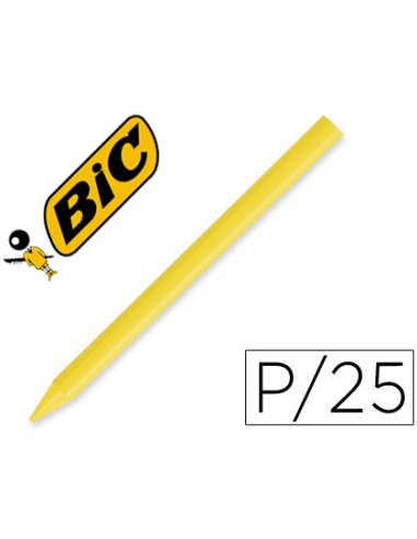 Lapices plastidecor unicolor amarillo-04 caja...