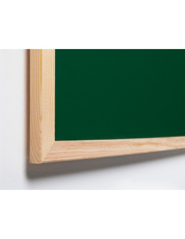 Pizarra verde q-connect marco de madera 120x90...