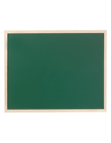Pizarra verde q-connect marco de madera 90x60...