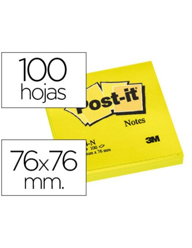 Bloc de notas adhesivas quita y pon post-it...