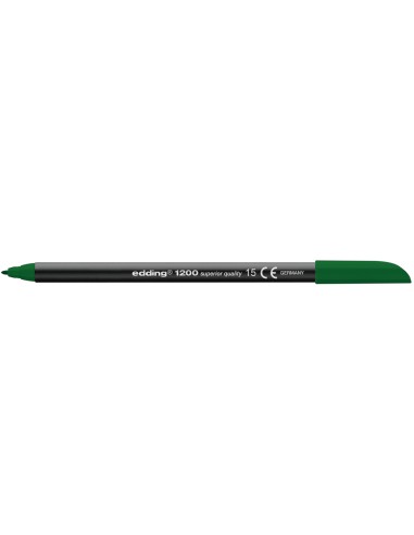Rotulador edding punta fibra 1200 verde oliva...