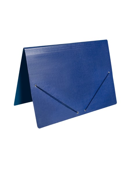 Carpeta planos liderpapel a2 carton gofrado n 12 azul