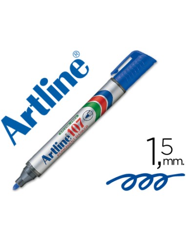 Rotulador artline marcador permanente 107 azul...