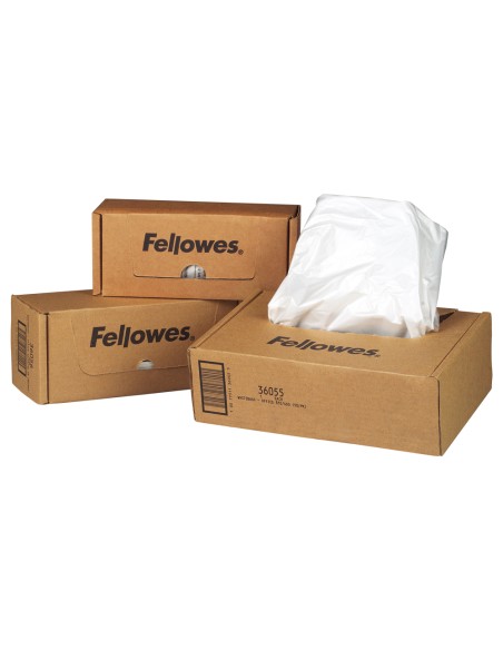 Bolsa de residuos fellowes para destructora de documentoscaja con 50 und. para ps380 380cc/420/420cc/480cc